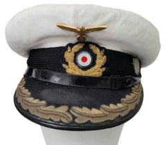 WW2 German Kriegsmarine U-Boat Captains Hat.