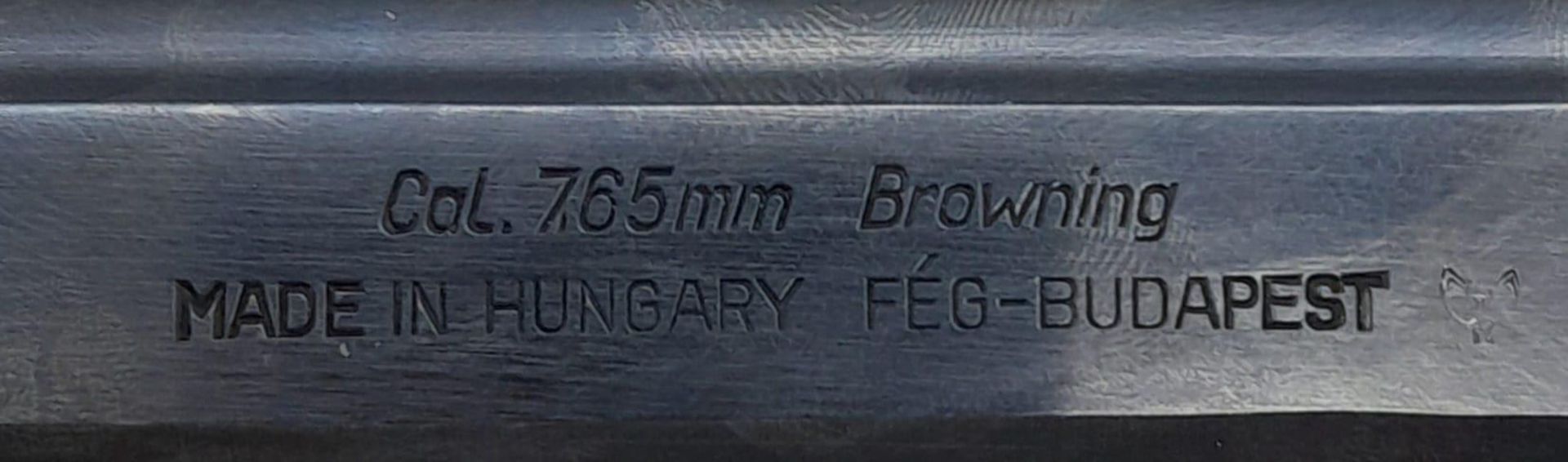A Deactivated Browning FEG Budapest Pistol. This Hungarian made gun has a 7.65mm calibre and 4 - Image 6 of 12