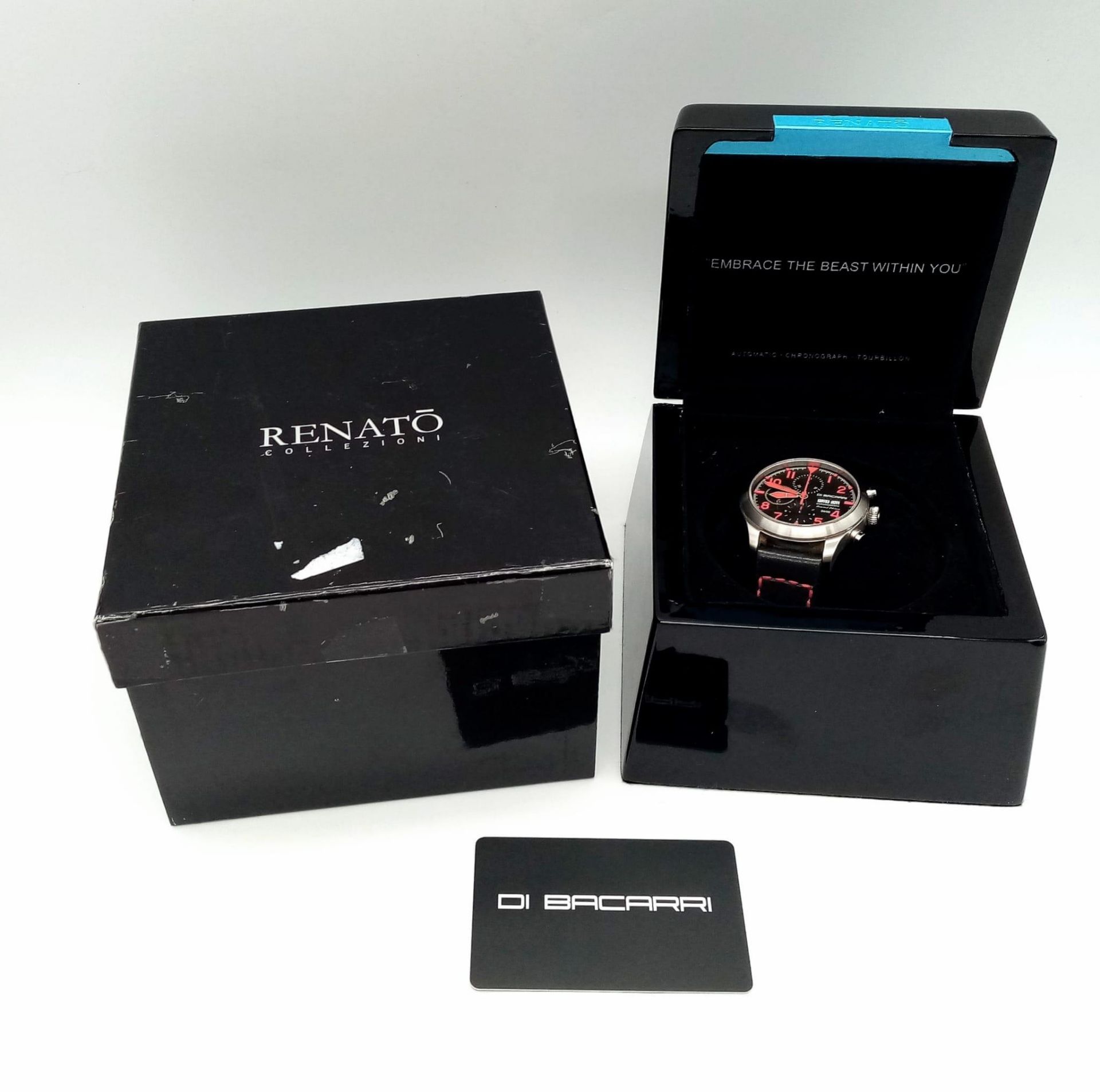 A Very Rare Limited Edition (4 of 99) Automatic Chronograph Watch from the Renato Collection by Di - Image 8 of 8