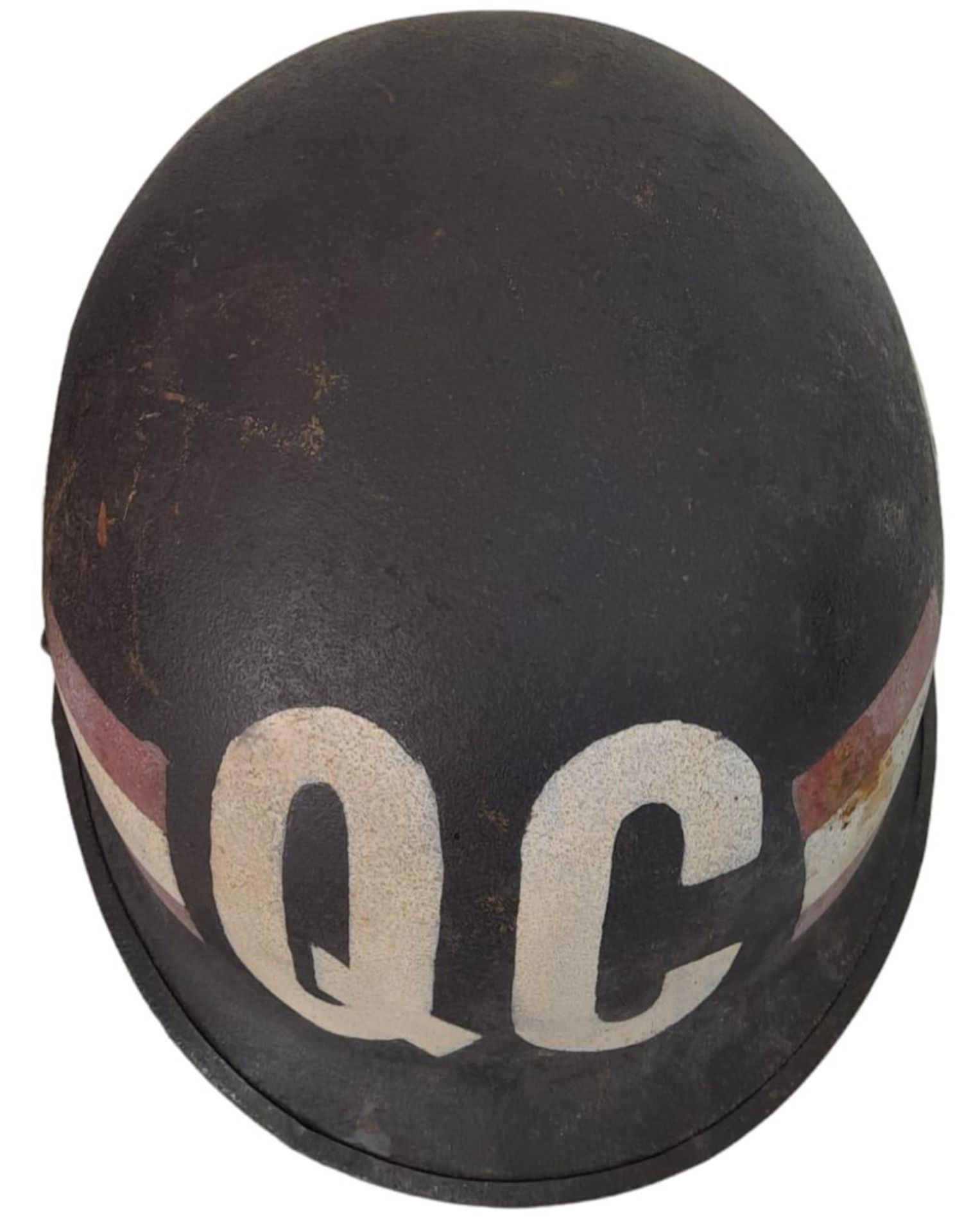 Vietnam War Quan Canh (Military Police) helmet. - Image 3 of 5