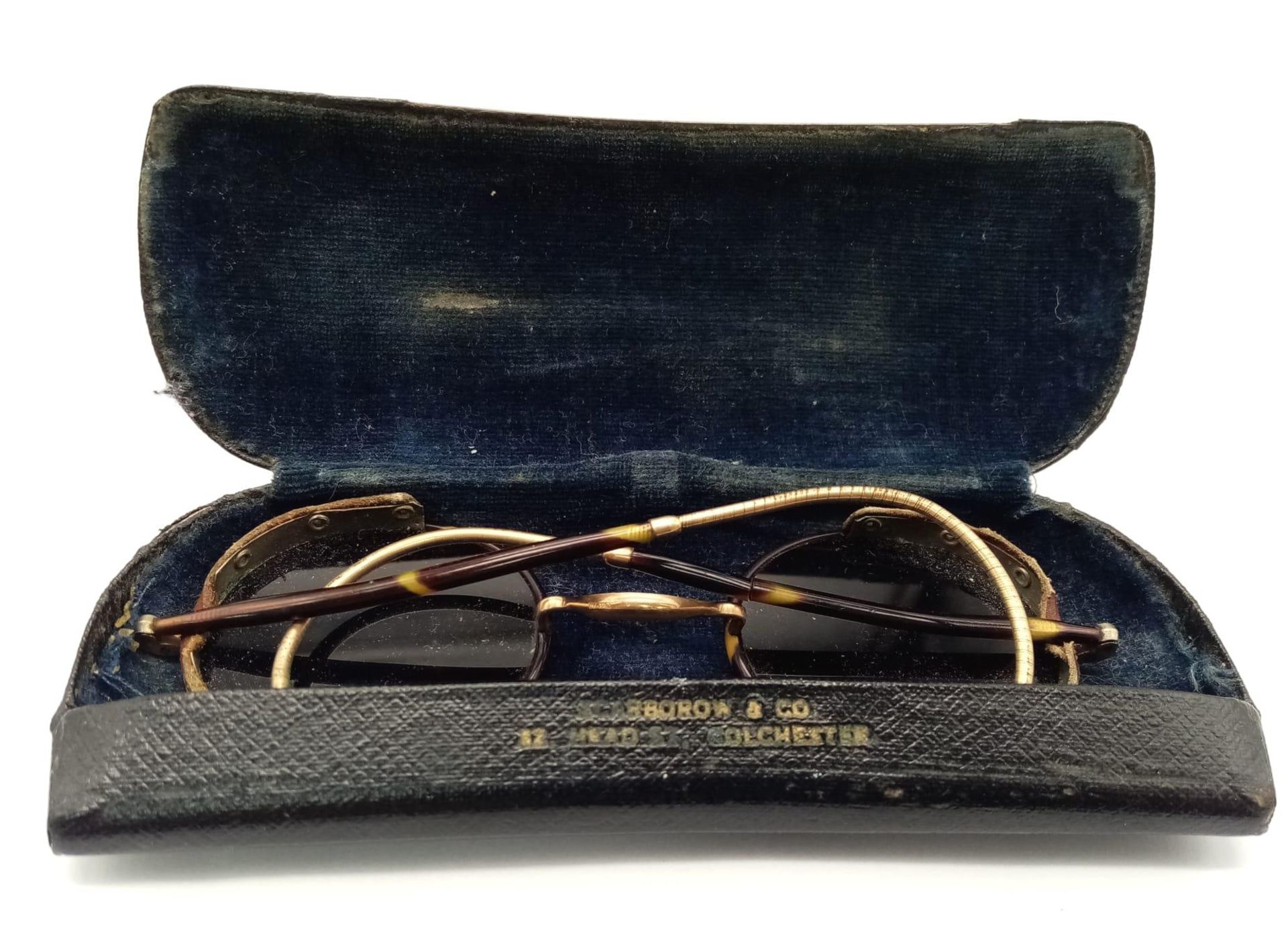 A pair of Victorian spectacles in original case. - Image 4 of 5