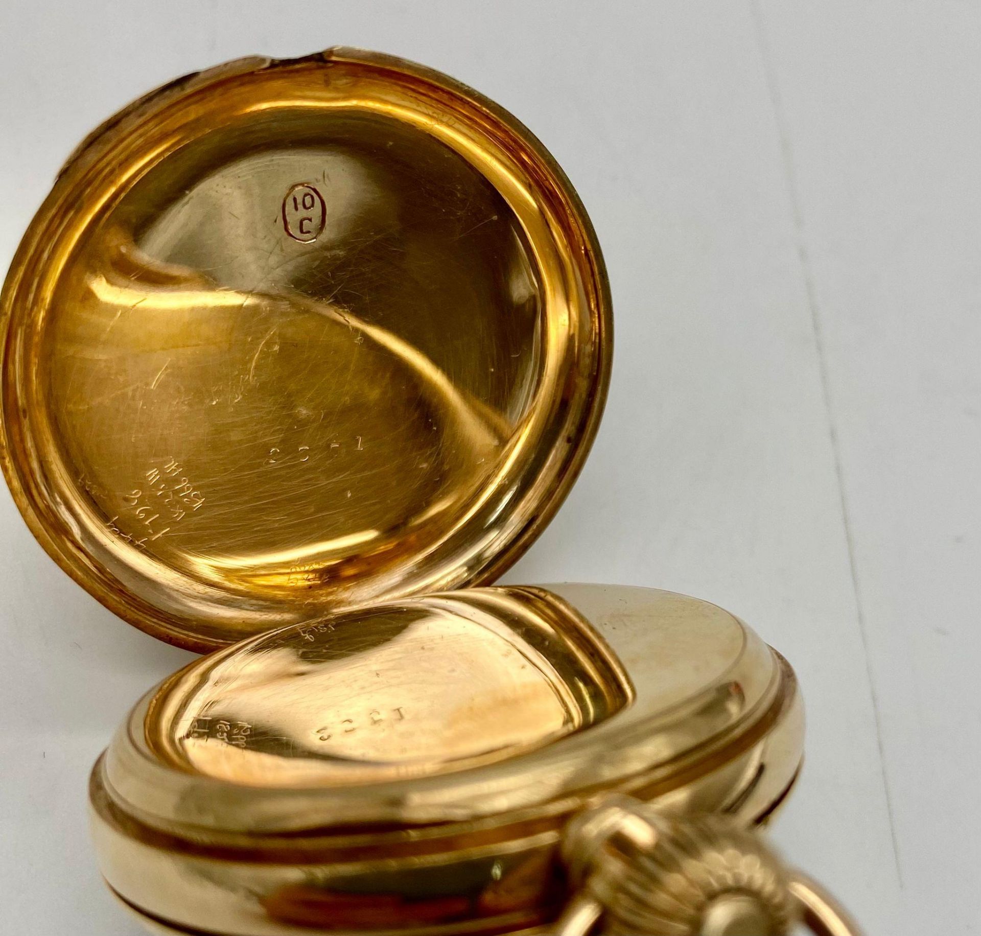 An Antique (1891) 10K Gold Cased Waltham Small Pocket Watch. Rare - only 1 of 5600 made. 13 - Image 3 of 4