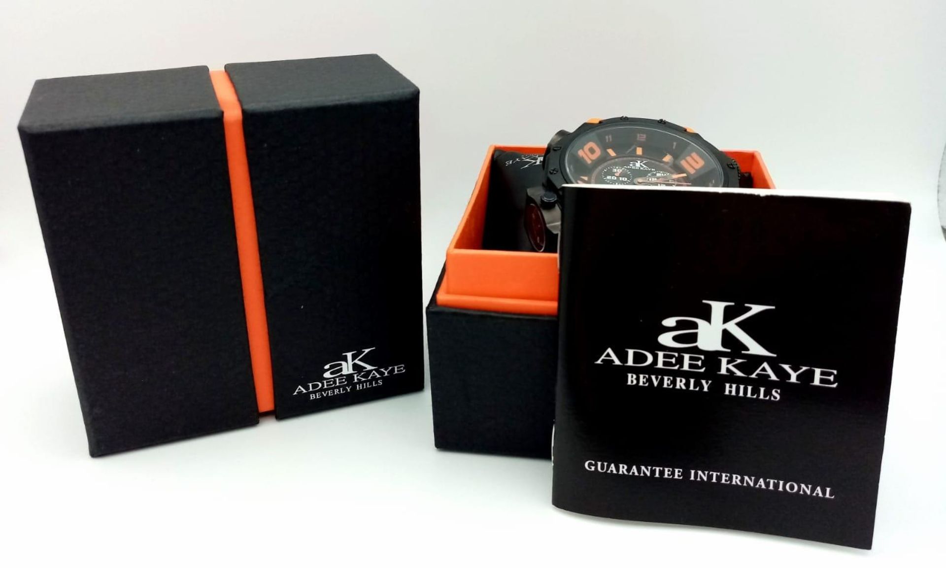 An Unworn Limited Edition Run Adee Kaye, Beverley Hills, Oversize Sports Chronograph. 65mm Including - Image 6 of 7