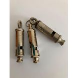 3 x Vintage WHISTLES To include ACME, METROPOLITAN, and CITY.