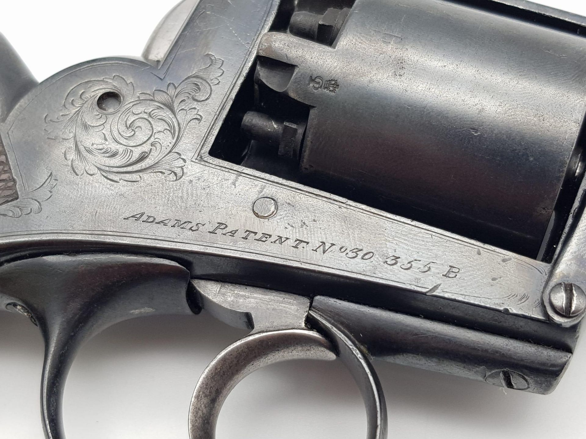 An Incredible Antique Rare Adams 1851 Five Shot (54 Bore) Pistol. This self-cocking percussion - Image 2 of 10