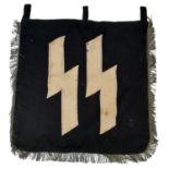 3rd Reich Dutch SS Trumper Banner.