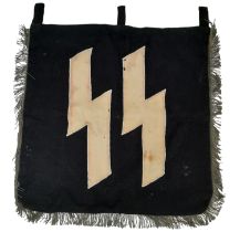 3rd Reich Dutch SS Trumper Banner.