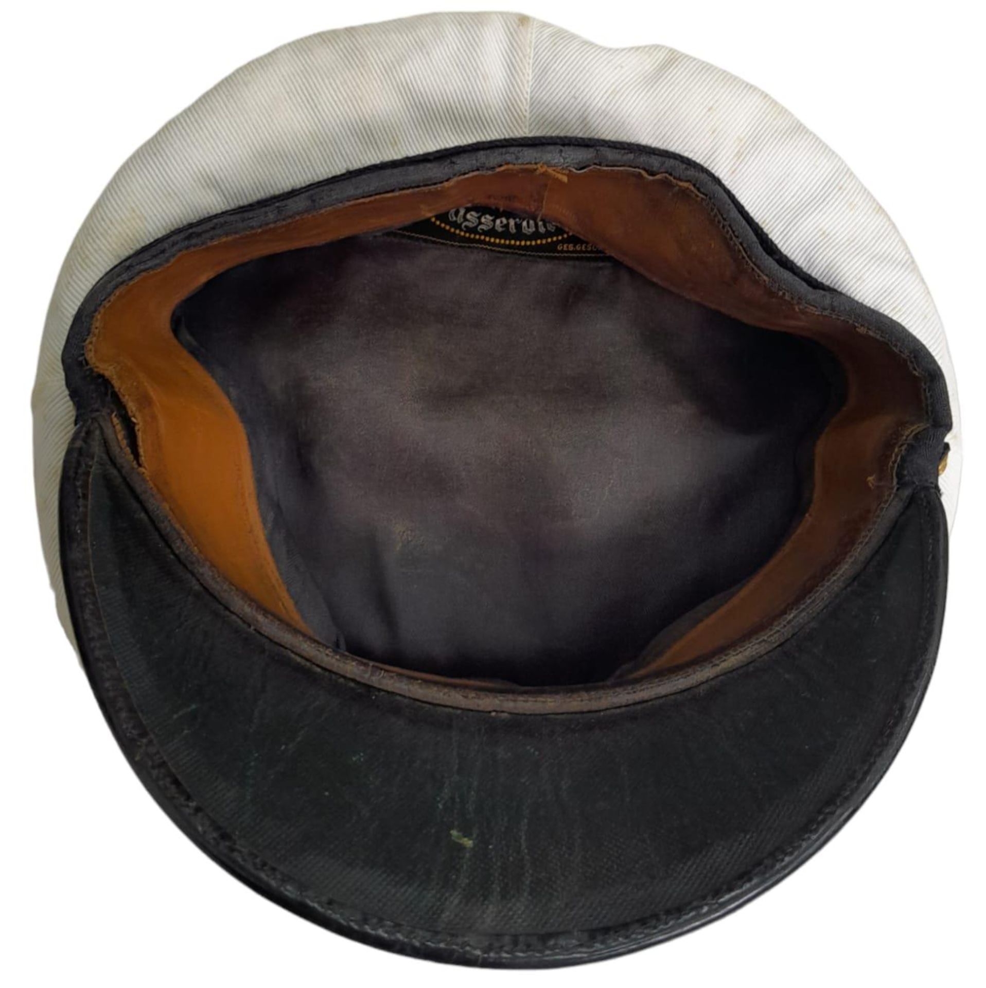 WW2 German Kriegsmarine U-Boat Captains Hat. - Image 4 of 7