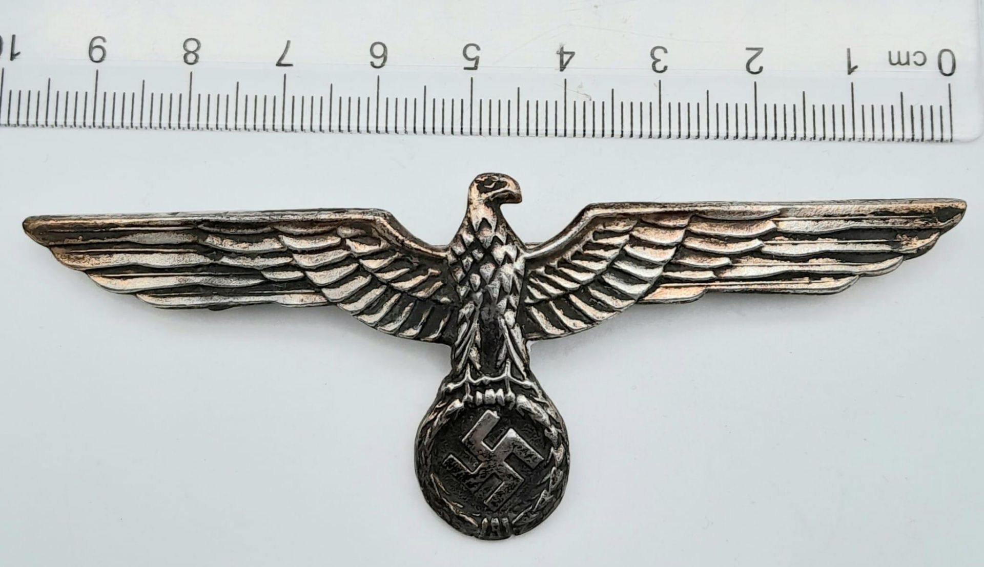 WW2 German Kriegsmarine Tropical Dress Breast Eagle. Maker Assmann. - Bild 4 aus 4