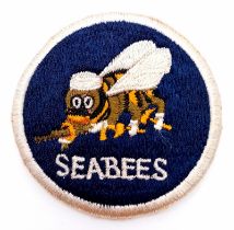 A Vietnam War Era US Sea Bees Patch. In Country Made.