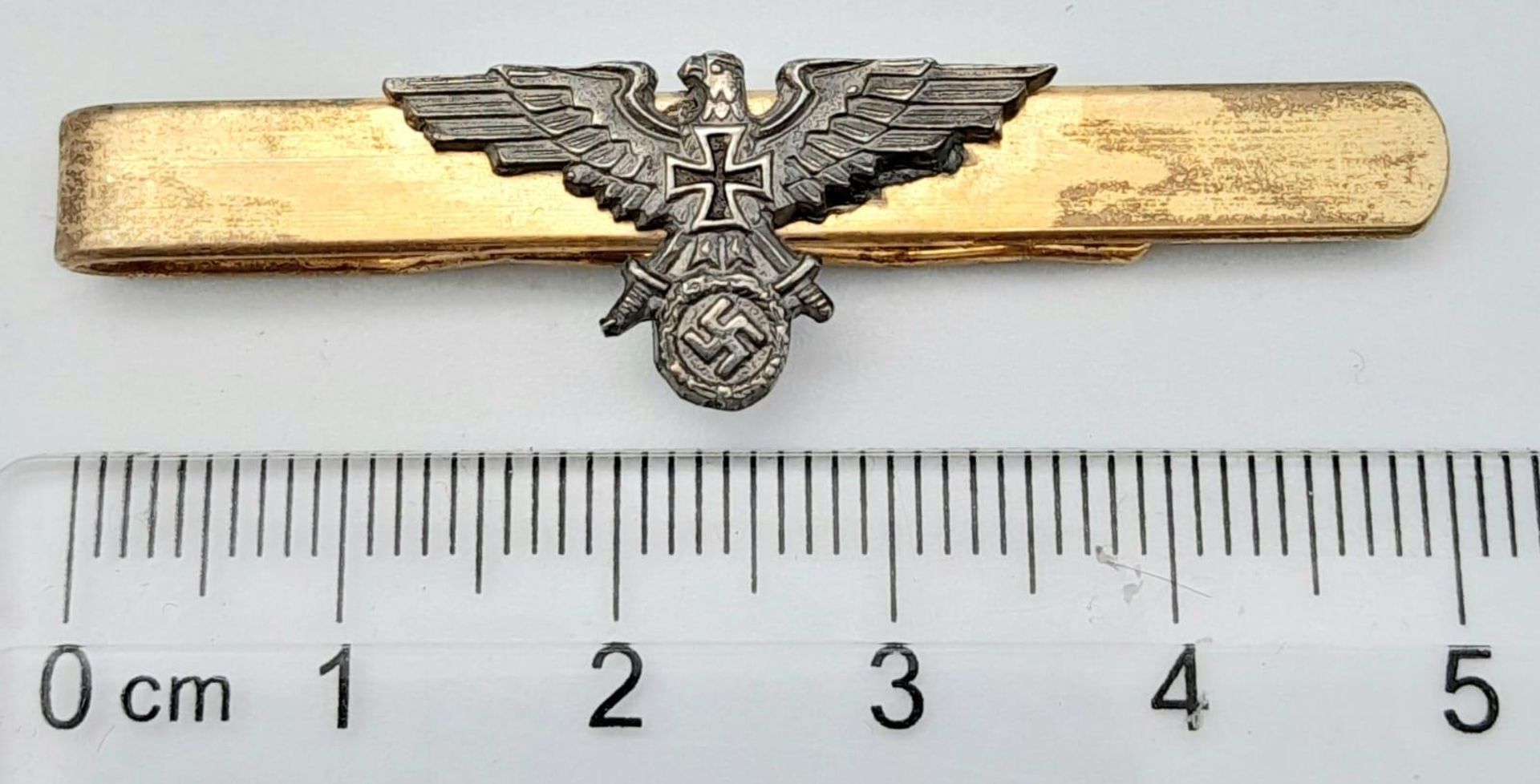 A WW2 German Veterans Tie Pin. - Bild 3 aus 3