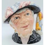 A Vintage Royal Doulton Pearly Queen Large Ceramic Mug -6759. 19cm tall. In good condition but