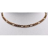 A Vintage 9K Yellow Gold Figaro Link Small Chain. 26cm length. 6.32g weight.