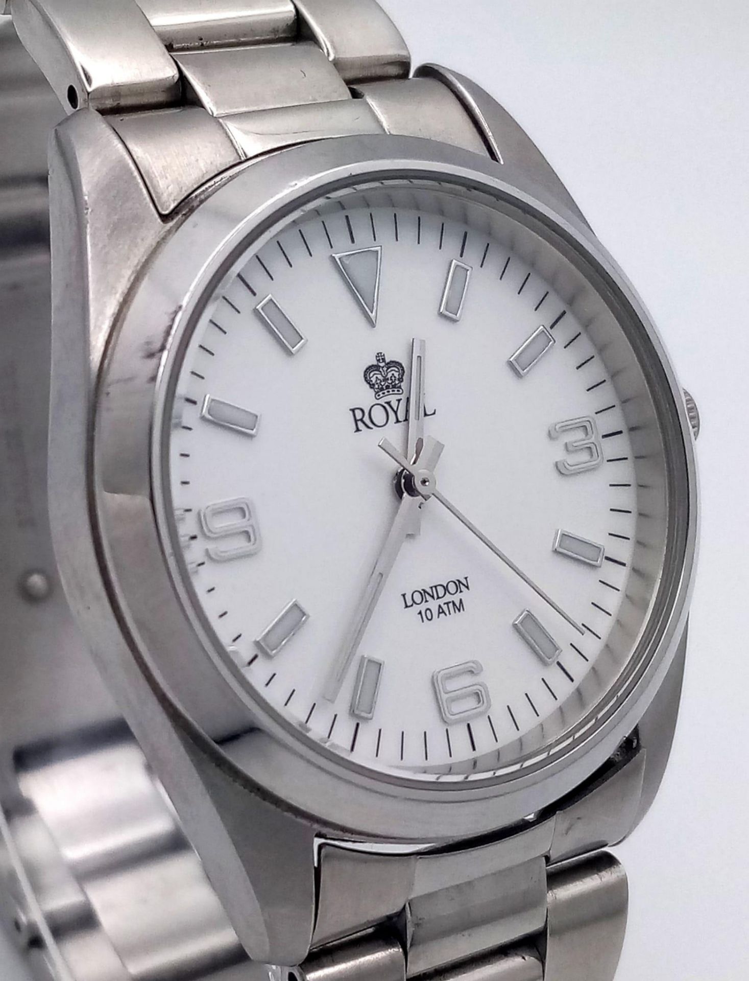 An Excellent Condition Men’s Stainless Steel Watch by Royal London Model RL4349. 38mm Including - Bild 3 aus 7