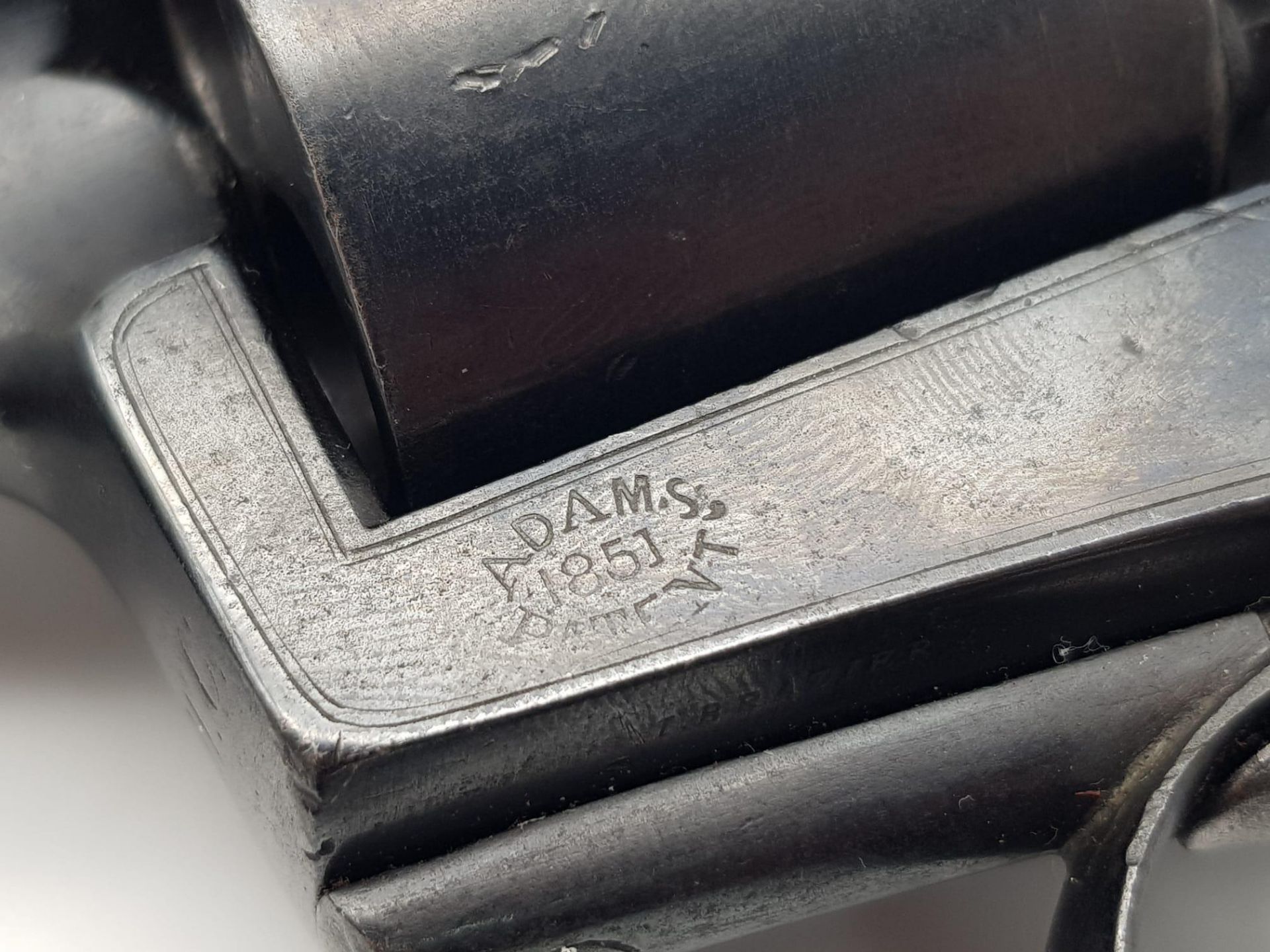 An Incredible Antique Rare Adams 1851 Five Shot (54 Bore) Pistol. This self-cocking percussion - Image 3 of 10