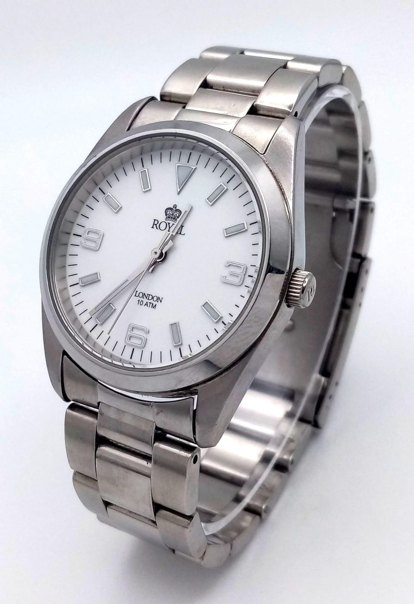 An Excellent Condition Men’s Stainless Steel Watch by Royal London Model RL4349. 38mm Including - Bild 2 aus 7