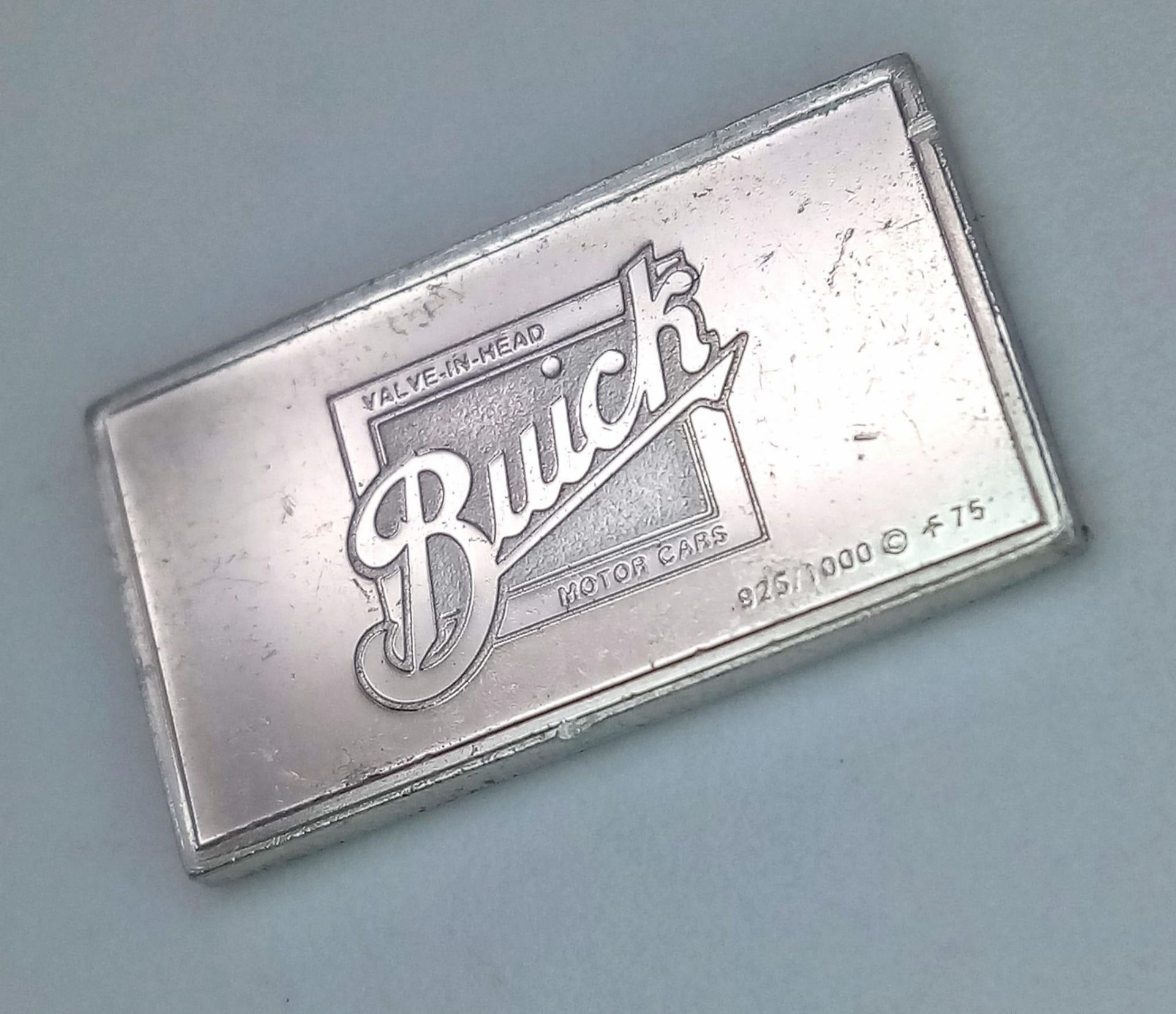 2 X STERLING SILVER AND ENAMEL BUICK CAR LOGO MANUFACTURER PLAQUES, MADE IN UNITED STATES USA, - Image 7 of 11