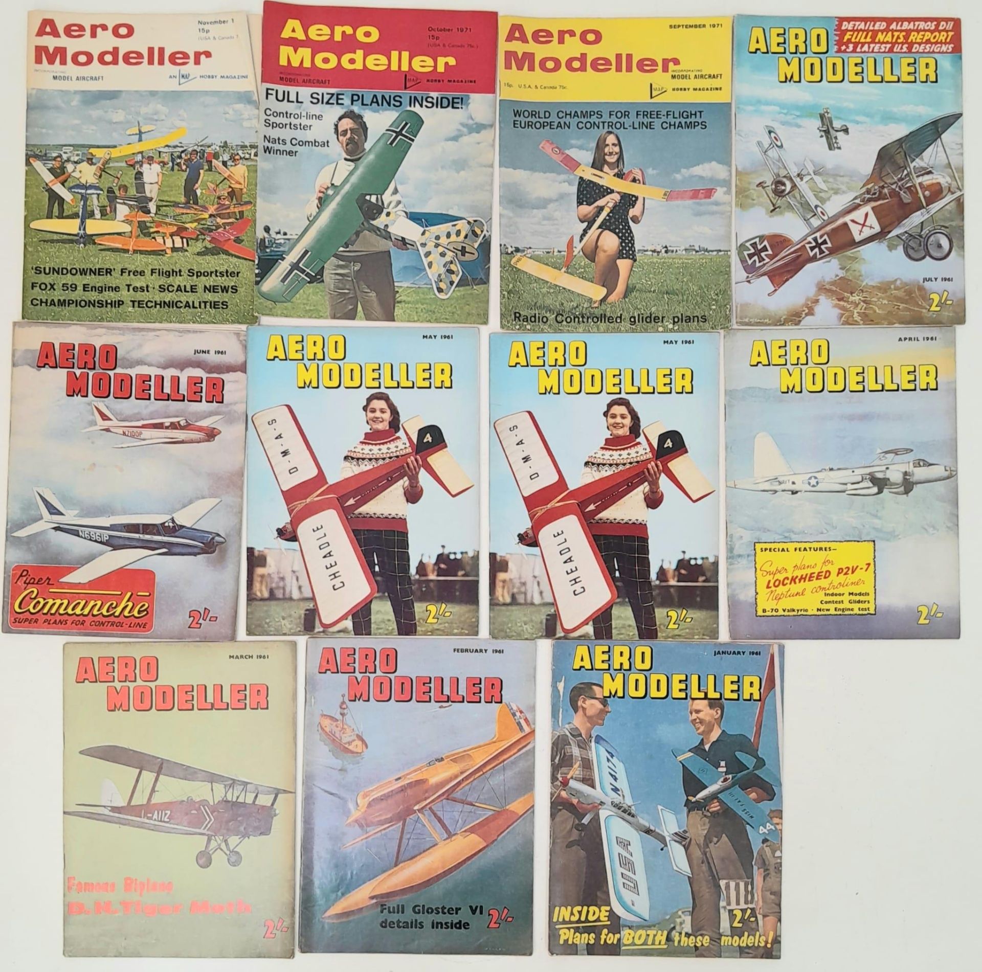 40 Copies of the Vintage Aero Modeller Magazine. Please see inventory photo for finer details. - Bild 2 aus 5