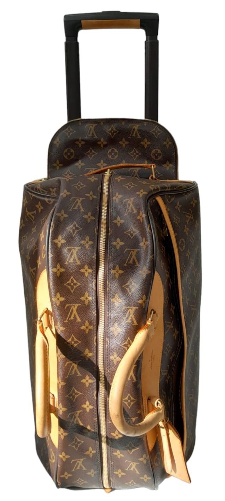 A Louis Vuitton Monogram Eole Convertible Travel Bag. Leather exterior with gold-toned hardware, - Image 5 of 11