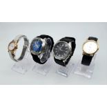 A Parcel of 4 Ladies and Men’s Watches Including a 20 Capacity Black Leatherette Display Case.