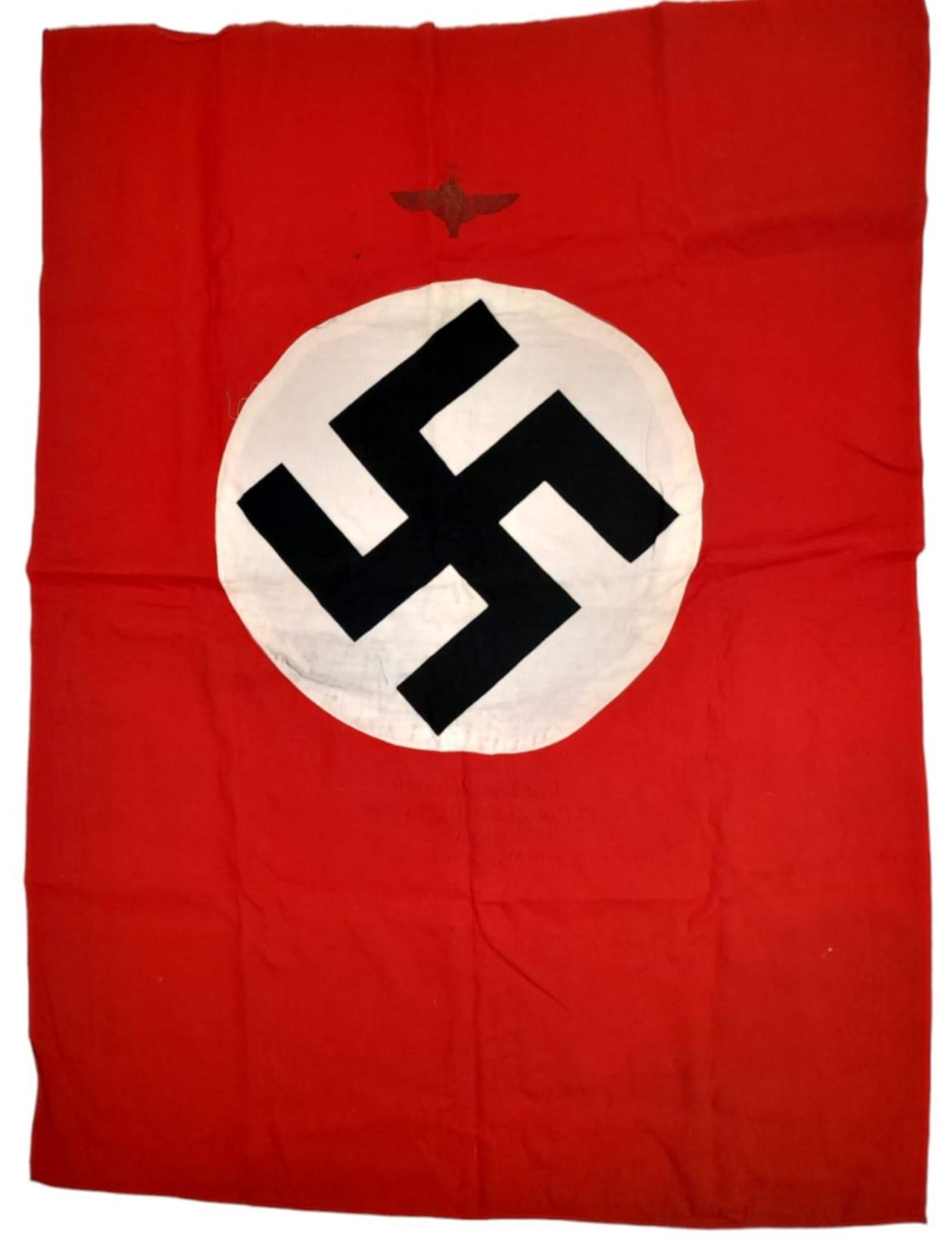 WW2 German Flag, captured in Tunisia by a British soldier in the 1 st Battalion of the Parachute - Bild 3 aus 5