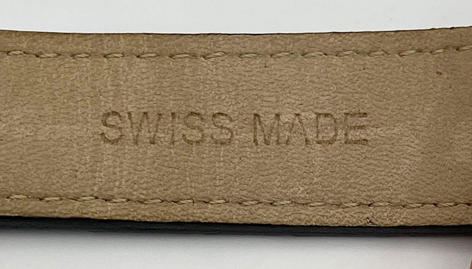 A Baume and Mercier 18K Gold Cased Automatic Gents Watch. Model - MV045075. Black leather strap. 18k - Bild 19 aus 21