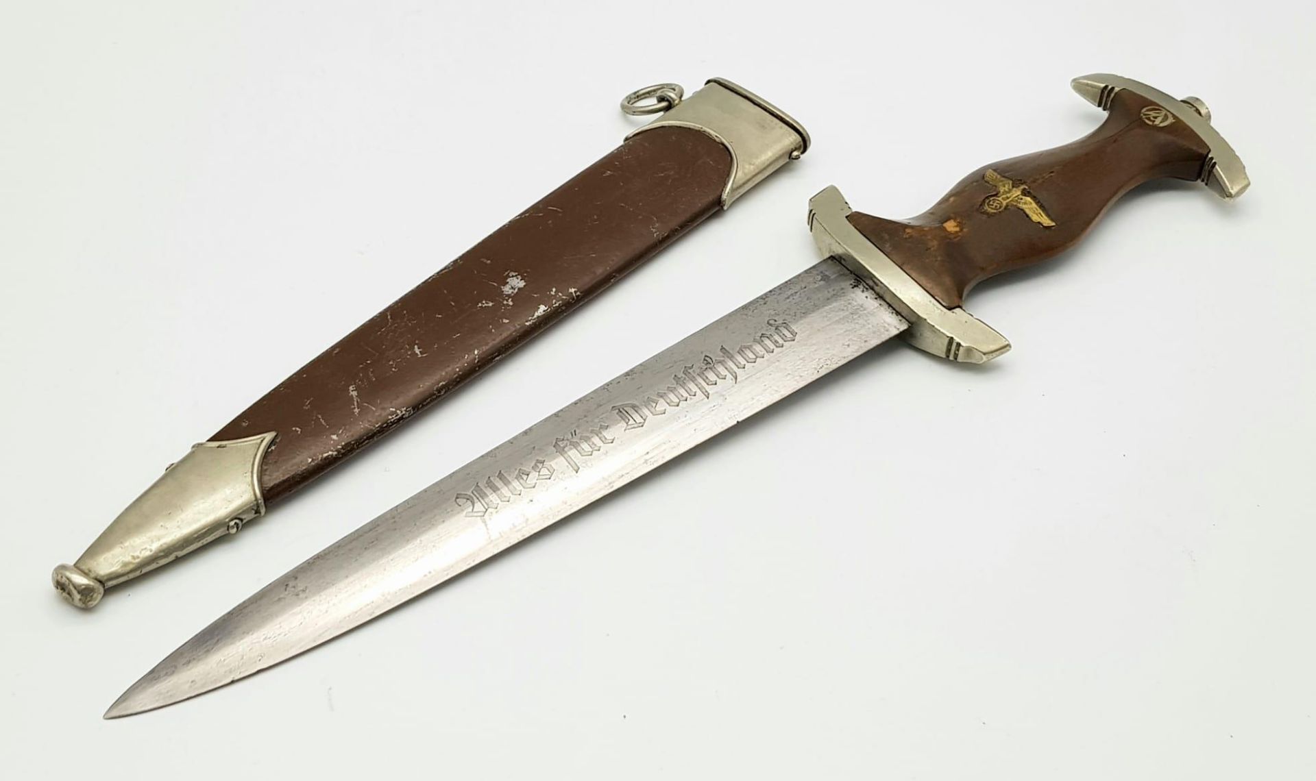 A 3rd Reich SA Dagger with Rare 1935 Makers Mark C. Eppenstien-Sohn. Gruppe Marked Wm for