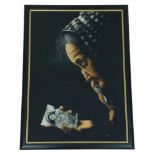 VIETNAMESE HAND EMBROIDERY ON SILK- ENTITLED "A MOTHERS SOUVENIR", SIGNED NGA. DEPICTING A