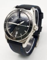A Men’s Certina Date Watch Model DS First CO14410A. 200m Water Resistant. 41mm Case (45mm