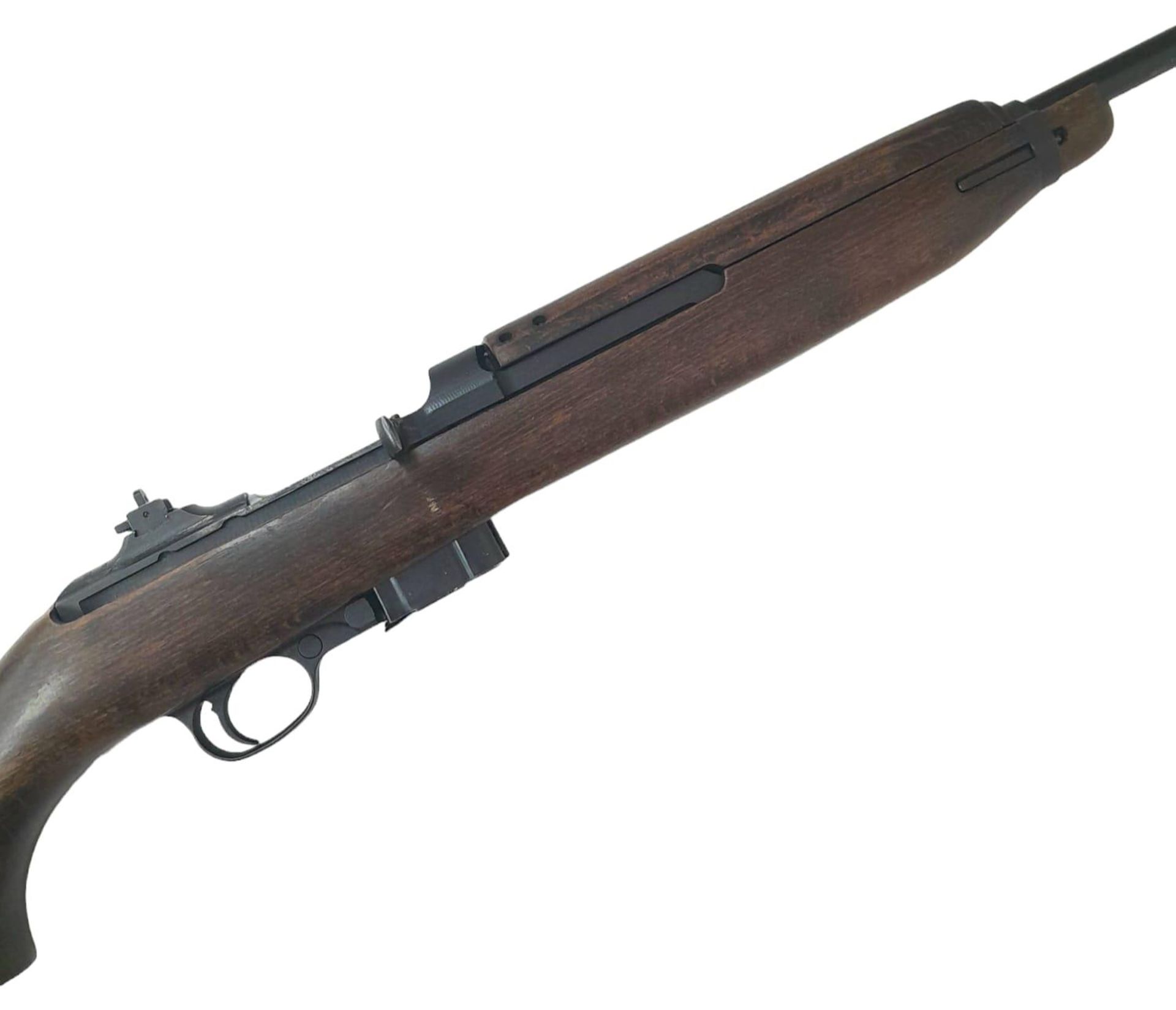 A Deactivated Winchester M1 Carbine Self Loading Rifle. Used by the USA in warfare from 1942-73 this - Bild 7 aus 12