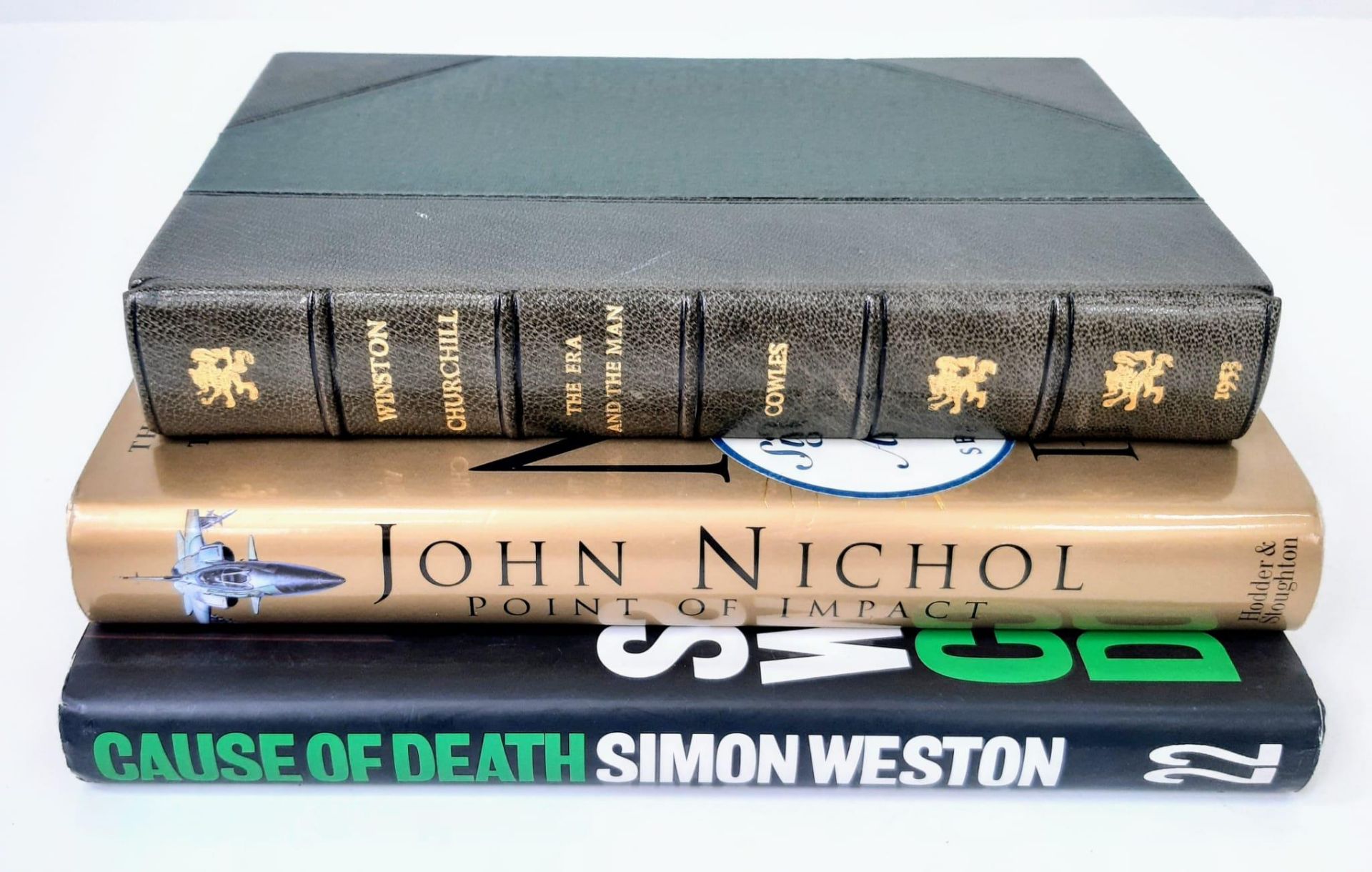 A Parcel of Three First Edition Military Hard Back Books Including Two Signed by the Authors.