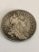 1697 WILLIAM III ( William of Orange) SILVER SIXPENCE. Very fine/extra fine condition. Please see