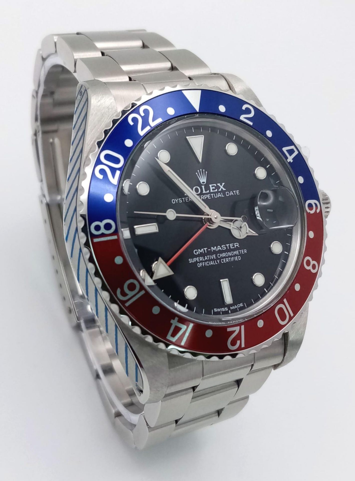 A Rolex GMT-Master 16700 Model Automatic Gents Watch. Stainless steel bracelet and case - 40mm. ' - Bild 3 aus 9