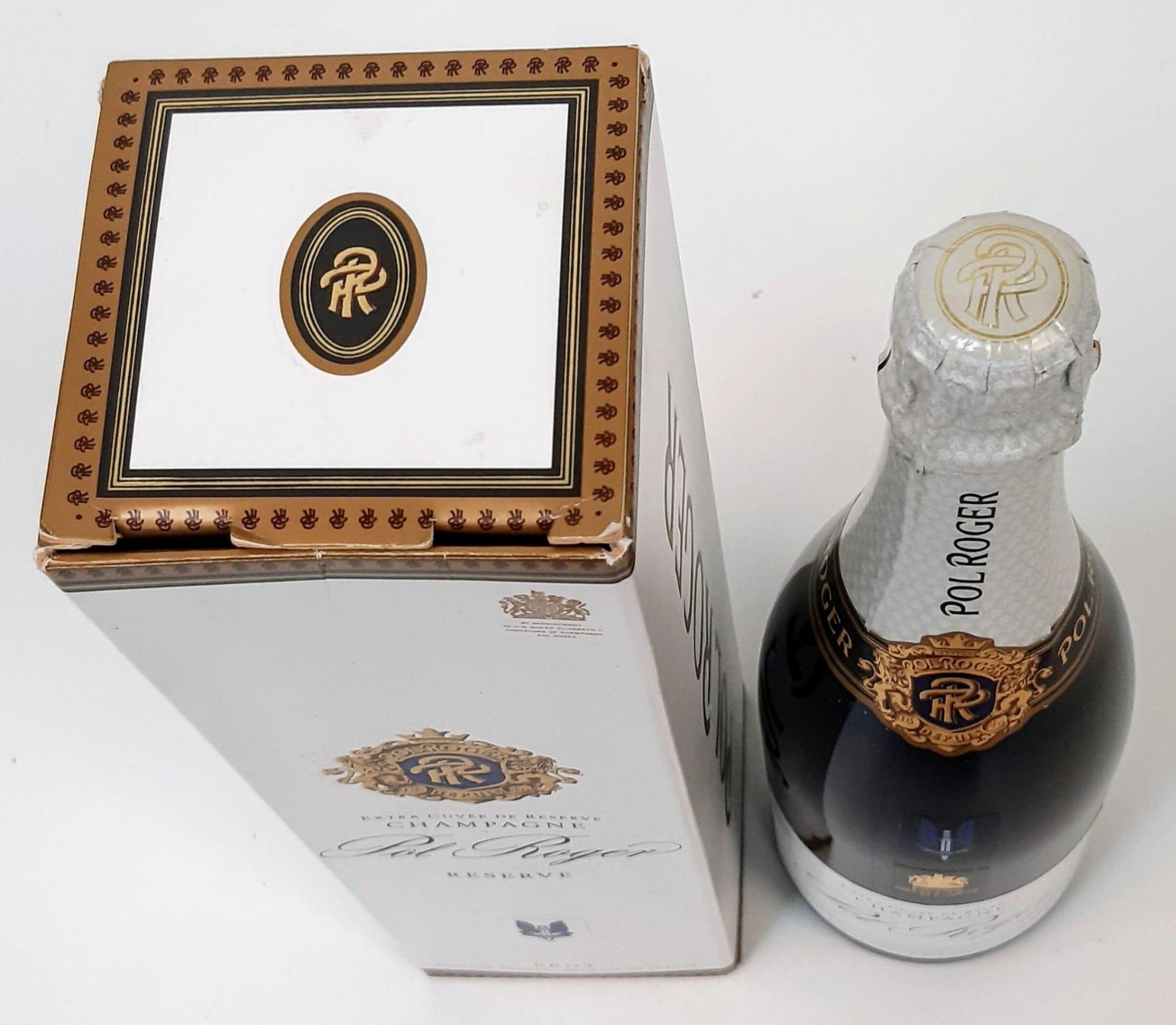 A Rare Bottle of ‘SAS’ emblem Pol Roger Reserve Champagne as donated by 22 SAS to a Military Charity - Image 3 of 3