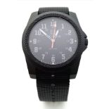 A Black Edition, Full Military Specification Tactical Field Watch by 5.11. Model Field Watch 2.0