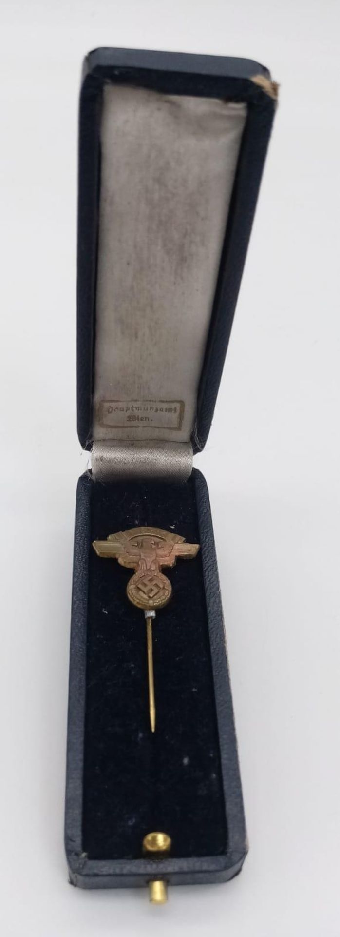 3 rd Reich NSKK Lapel Pin & Box. - Image 4 of 5