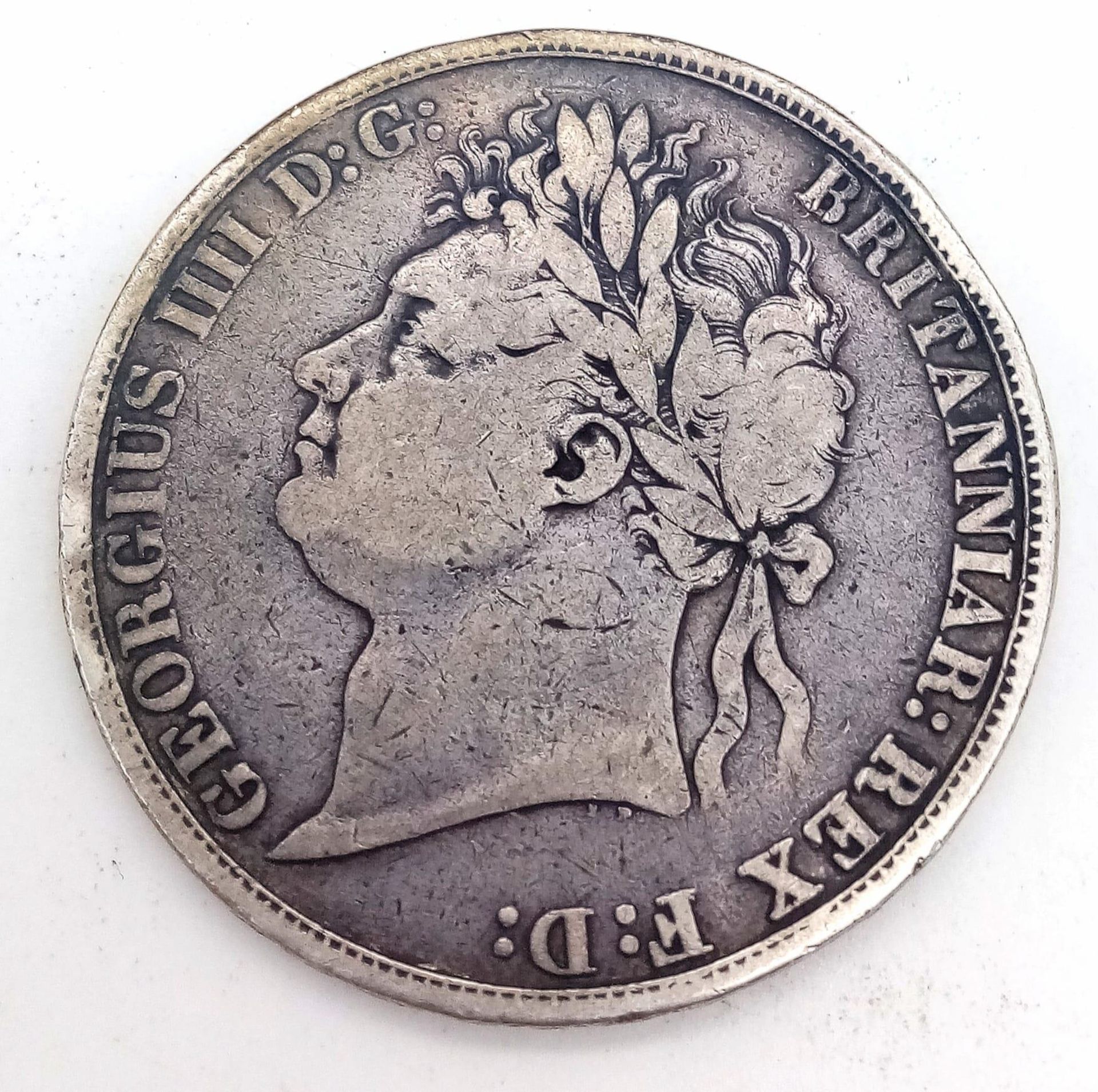 A GEORGE III SILVER CROWN DATED 1821 - Bild 2 aus 3