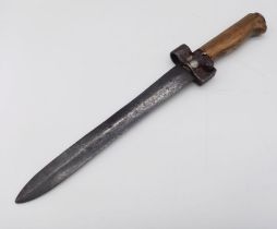 WW1 Trench Raiding Knife Made from a French Bayonet and another blade.