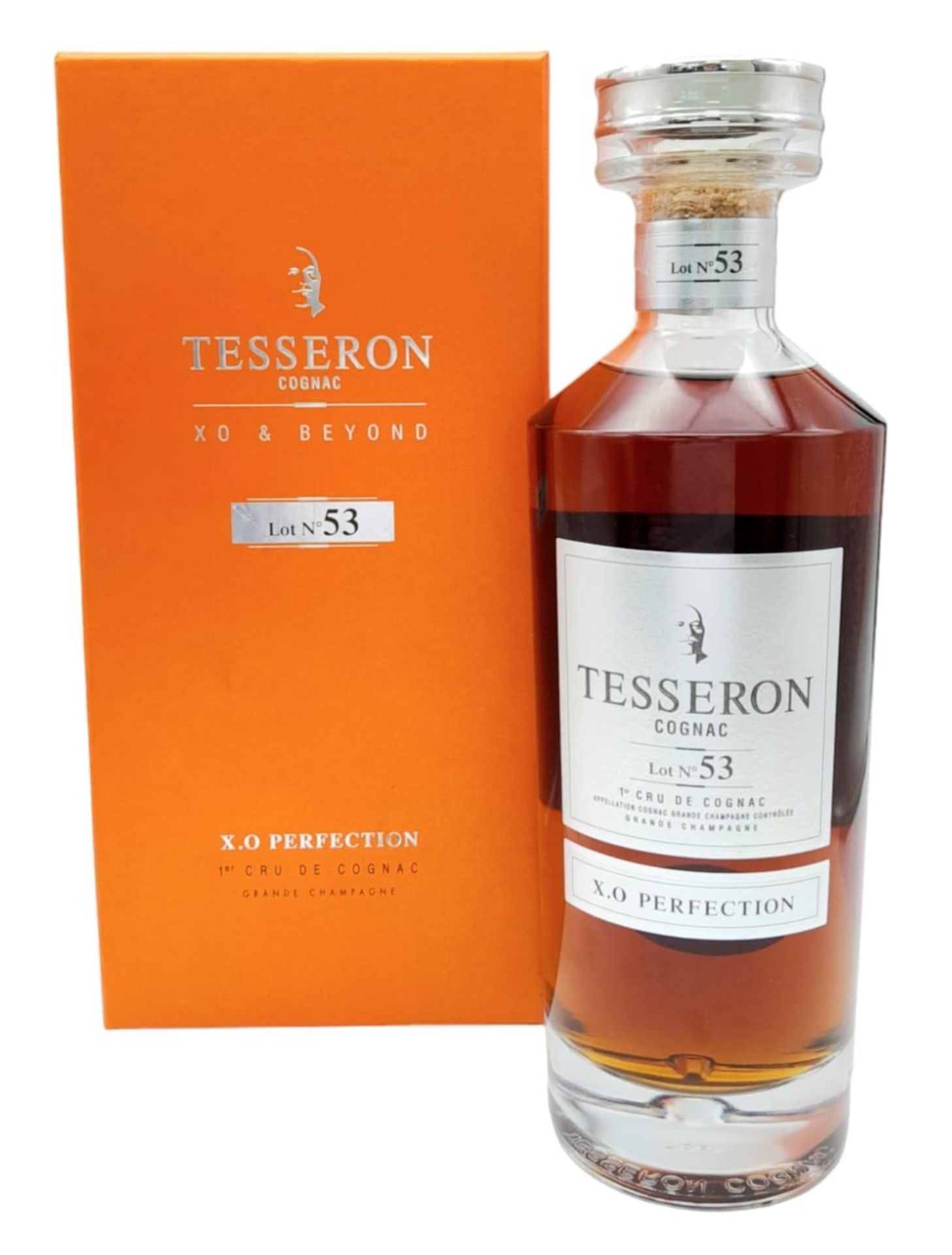 An Excellent Condition Bottle of Tesseron XO Perfection ‘Lot 53’ 1st Cru Cognac. In its Presentation - Bild 2 aus 9