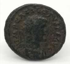 An Ancient Roman Coin - 293-296 AD. Emperor Allectus. 21mm diameter.