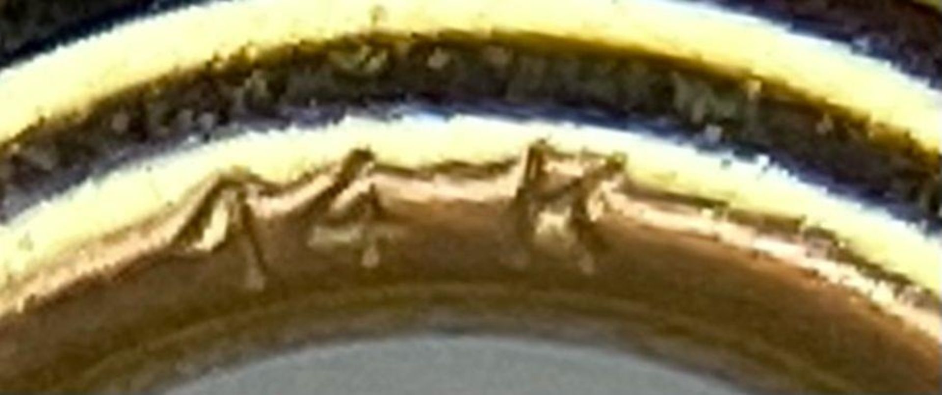 A 14K Yellow Gold Belcher Link Necklace. 52cm length. 11.66g weight. - Bild 5 aus 5