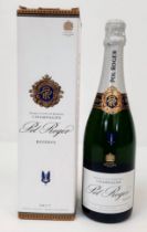 A Rare Bottle of ‘SAS’ emblem Pol Roger Reserve Champagne as donated by 22 SAS to a Military Charity