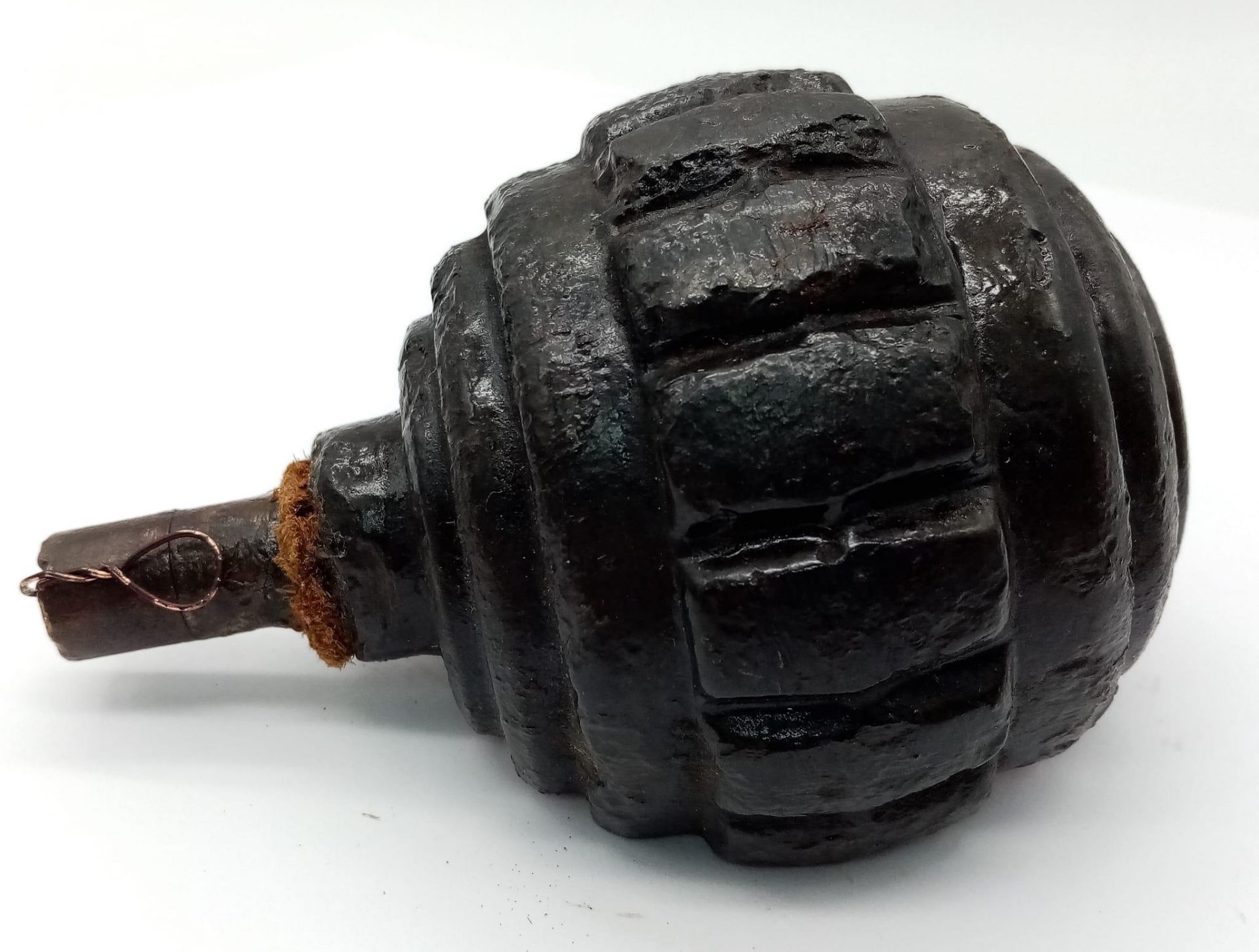 An INERT Cutaway Imperial German 1915 Pattern Kugal Grenade. UK Mainland Sales Only - Image 3 of 3