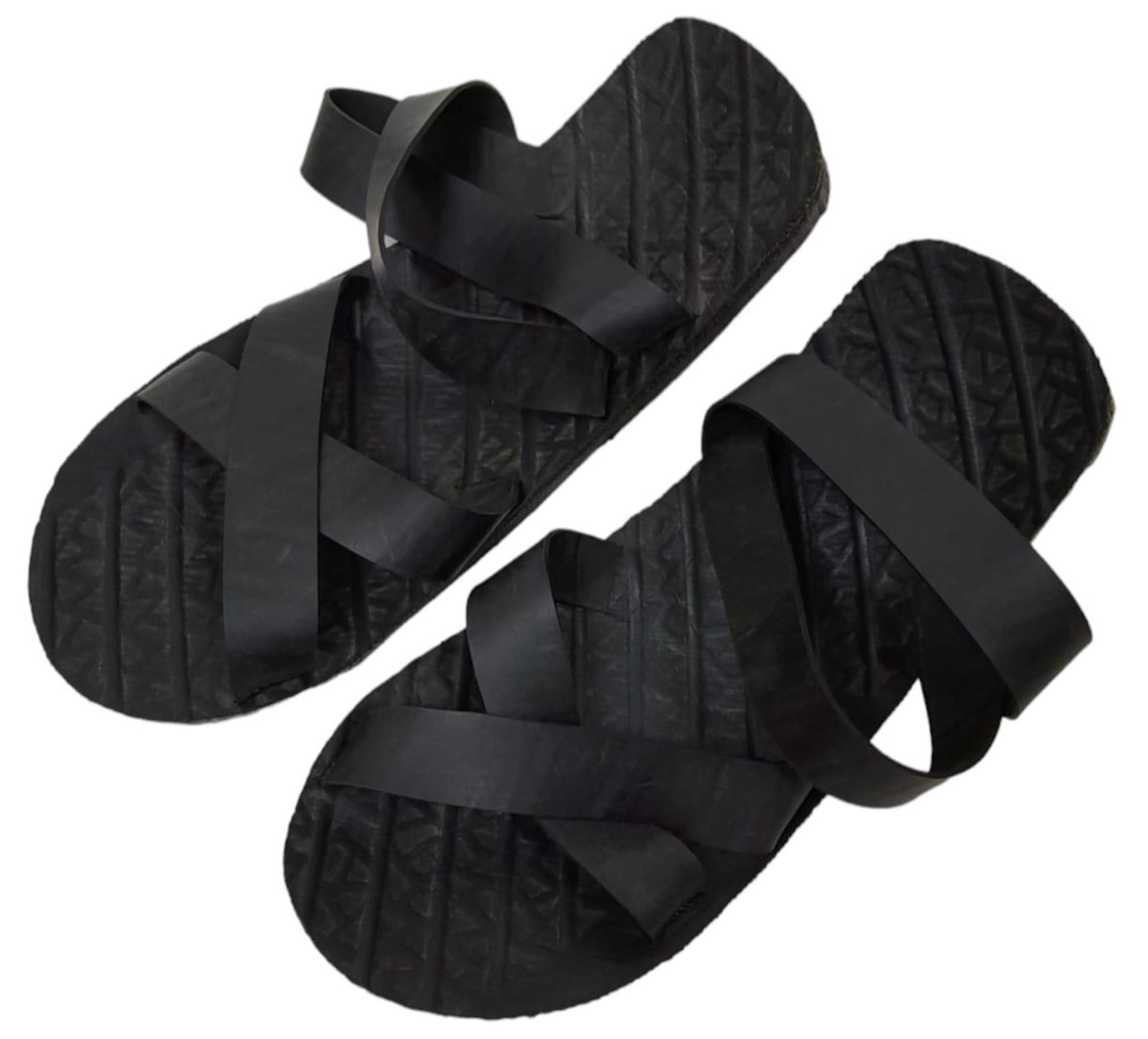 Vietnam War Era Vietcong “Ho Chi Minh” Sandals made from old truck tyres. - Image 2 of 4
