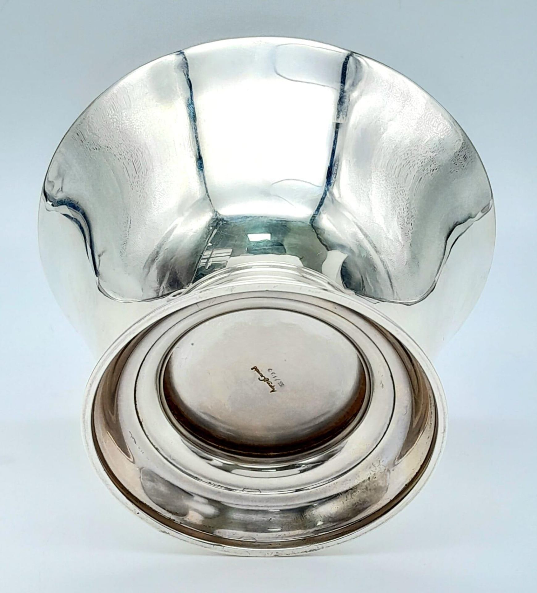 An Asprey of London Limited Edition (55 of 100) Sterling Silver Posy Bowl. Beautiful ornate and - Image 5 of 10