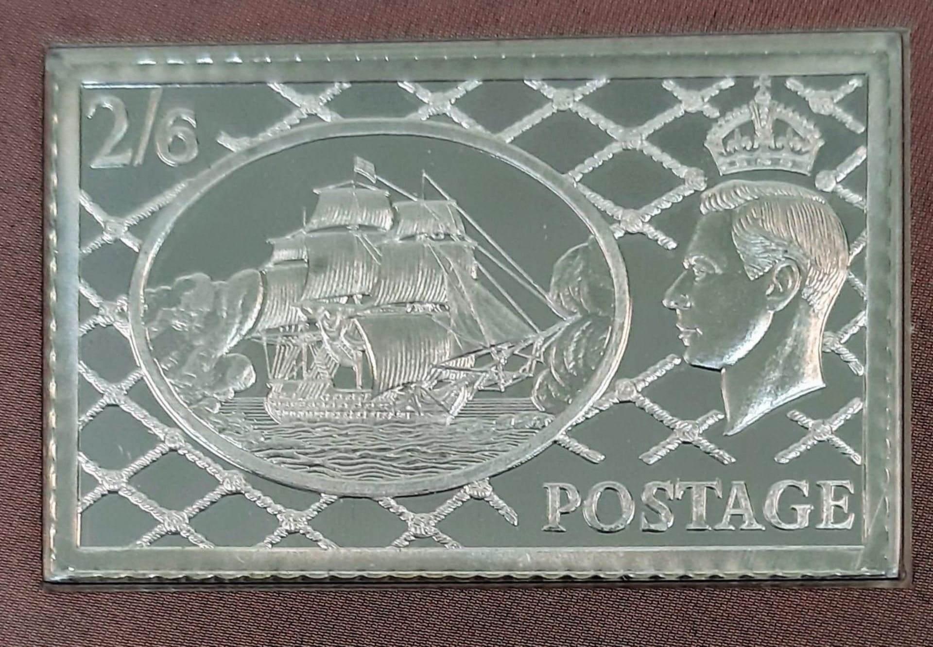A Sterling Silver, Limited Edition, 2005 Commemorative Ingot of Life on Board Nelson’s Navy. In - Image 3 of 4