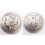 A Rare 1894S Morgan Silver Dollar (San Francisco Mint). Clear Detail. 28.18 Grams