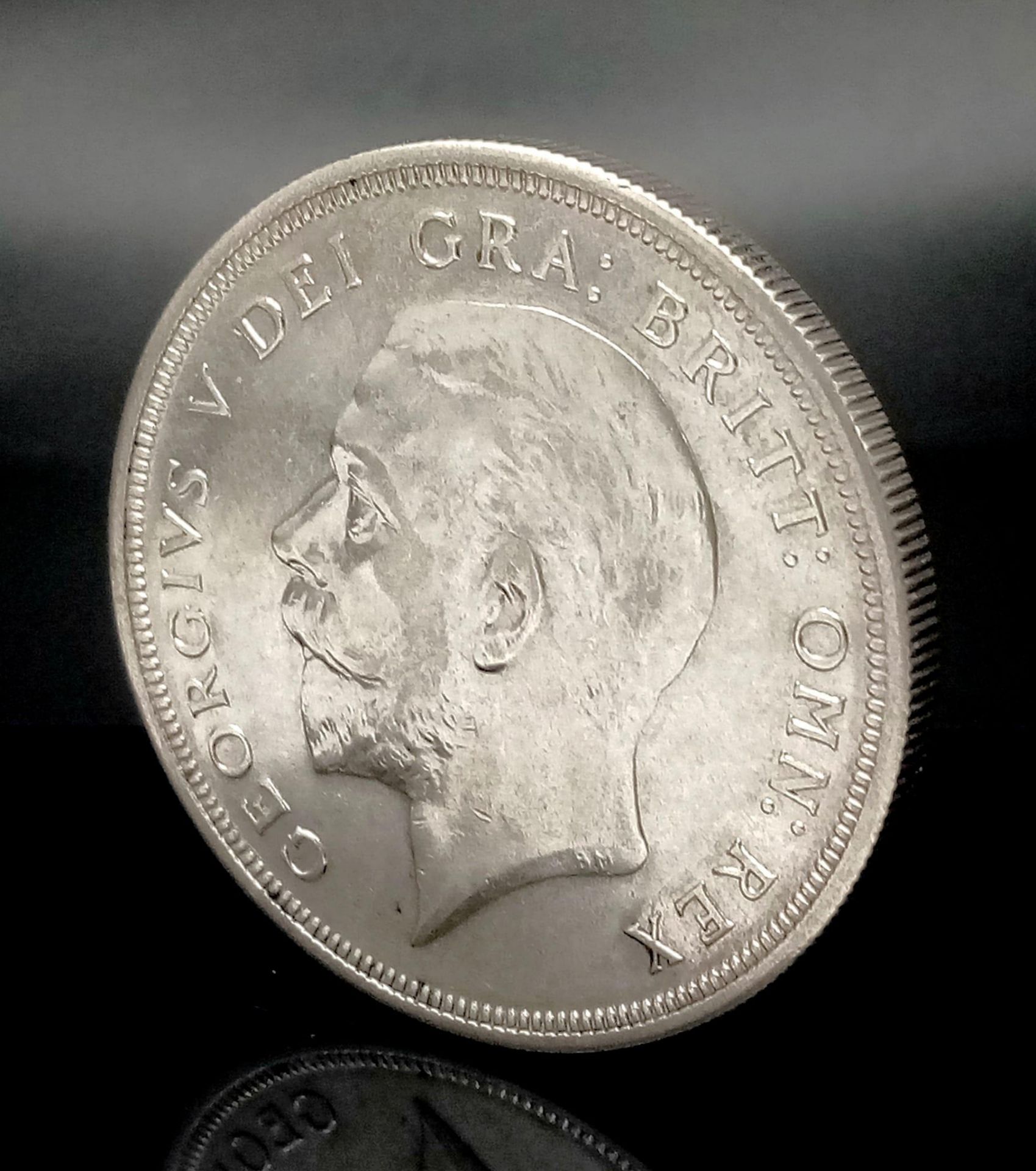 A George V 1927 Silver Near Proof Crown Coin. Only 15,030 ever minted! - Bild 2 aus 3