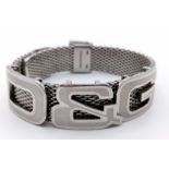 A Dolce and Gabbana Designer Statement Bracelet. Stainless steel adjustable.