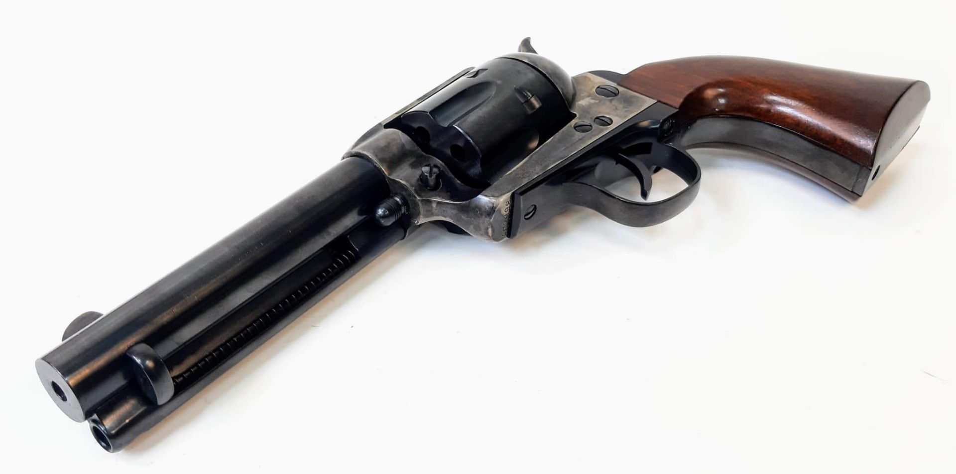 A Deactivated Uberti Reproduction Colt Peacemaker Gun. This Italian made .22 calibre revolver - Bild 3 aus 10